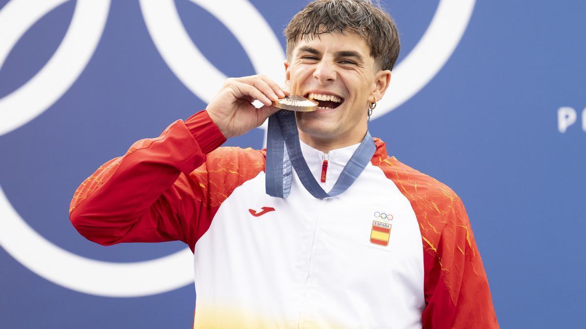 Pau Echaniz logra la medalla de bronce en K1 eslalon