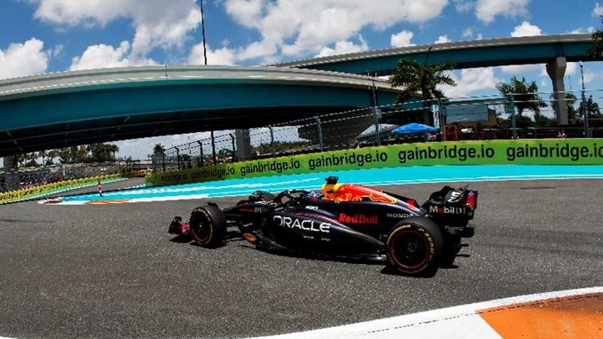 Verstappen, este viernes en Miami.