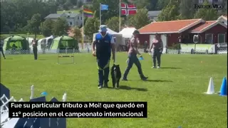 La celebración «made in» Redondela en un campeonato del mundo