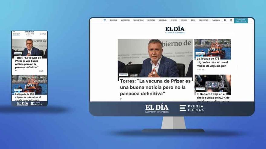 El Día estrena nueva web con un diseño más visual e intuitivo