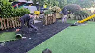 Finaliza la reforma del parque de juegos infantiles de Pasarón