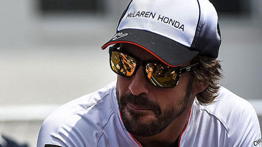 Ferrnando Alonso, en el circuito de Hungaroring.