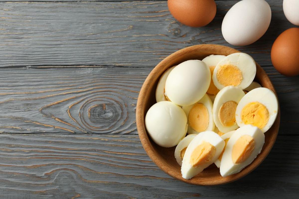 Huevos duros.