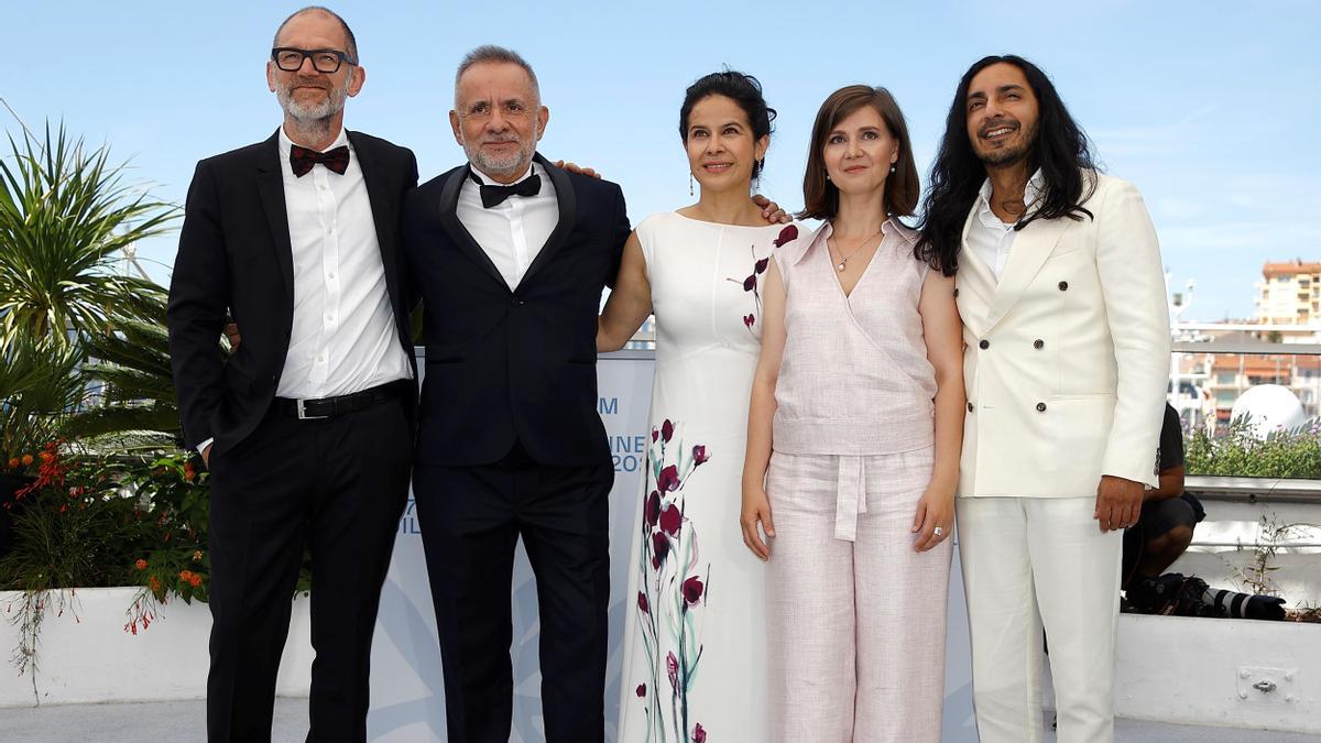 El equipo responsable de &#039;Noche de Fuego&#039;, en Cannes