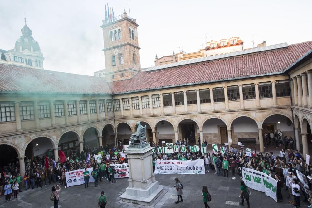 Manifestación contra la LOMCE en Oviedo