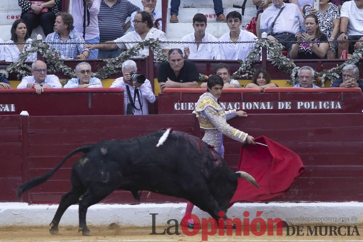 Cuarta corrida en la Feria Taurina de Murcia (Castella, Manzanares y Ureña)