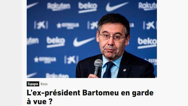 ¿El ex presidente del Barça, Josep Bartomeu, detenido?