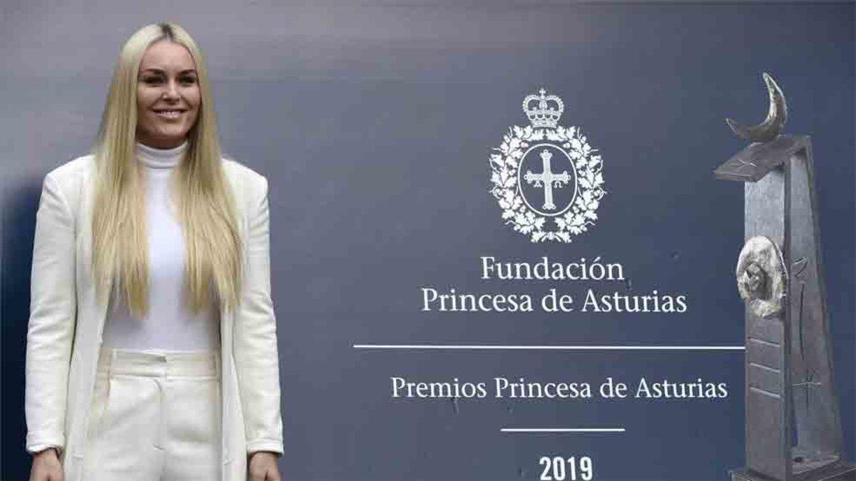 Lindsey Vonn ya se encuentra en Oviedo