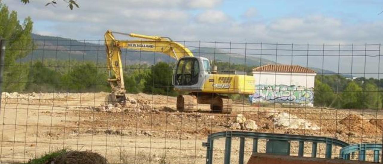 En la actualidad, hay obras para construir viviendas en la zona.