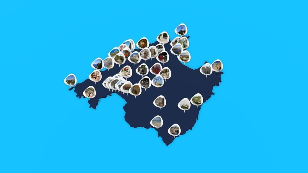 50 verschiedene Hotspots können Sie auf der virtuellen Karte entdecken.