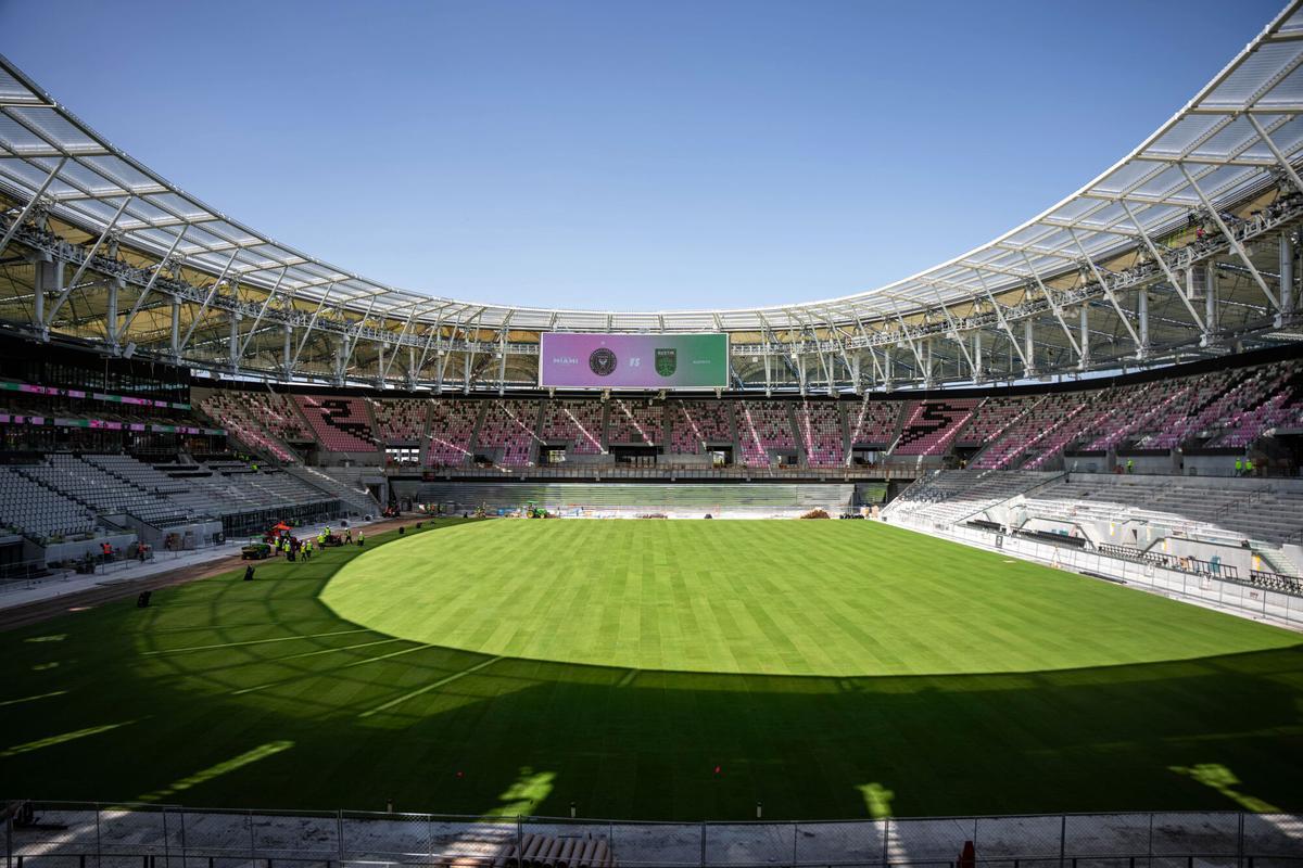 El estadio del Inter Miami CF que se inaugura este sábado.