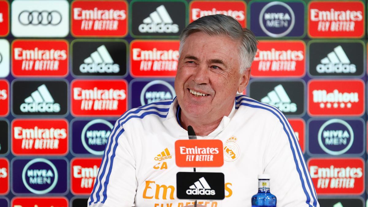 Ancelotti: "En el equipo no hay euforia, solo son octavos de final de la Champions"