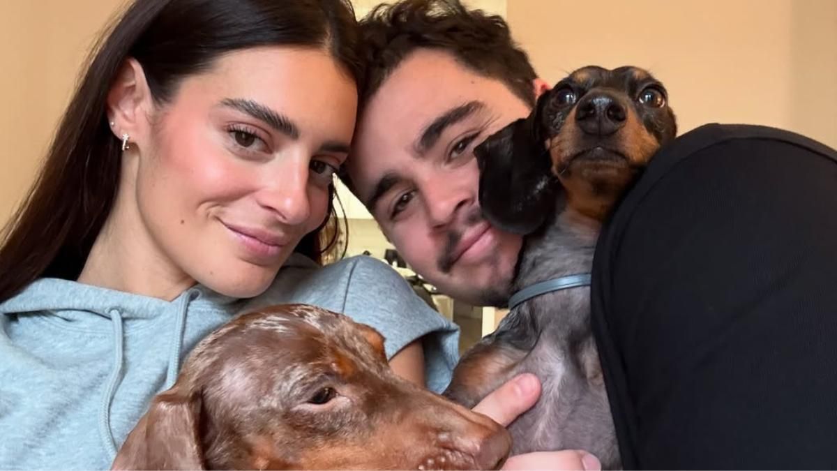 Susana Molina con su pareja y futuro marido, Guille Valle
