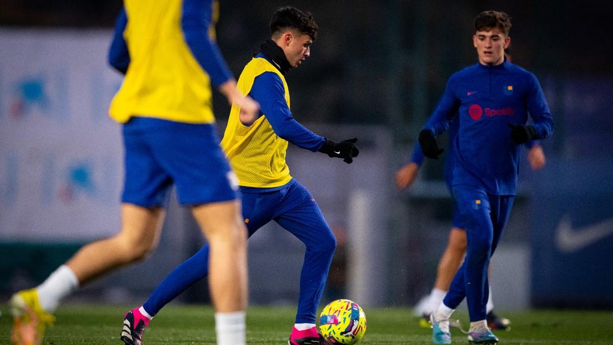 El último entrenamiento del Barça antes de recibir al Villarreal