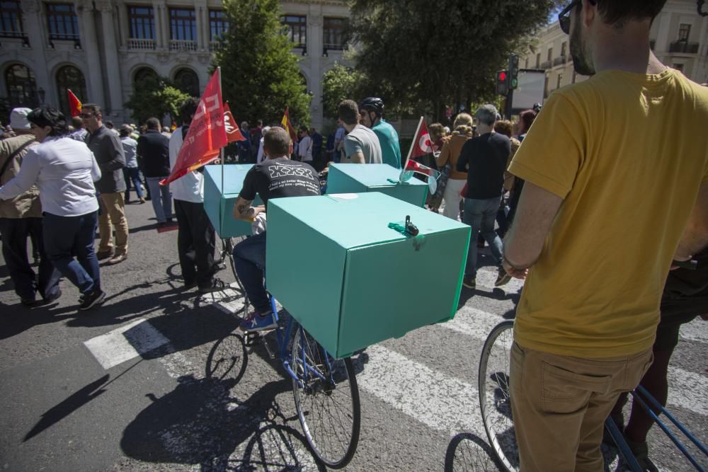 Manifestación del Día del Trabajo en València