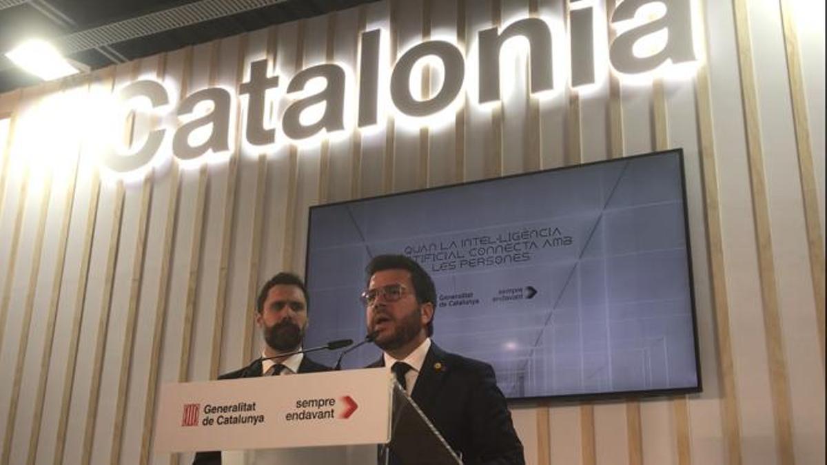 Pere Aragonès: «el Mobile ha posat Catalunya en el centre mundial de la tecnologia digital»