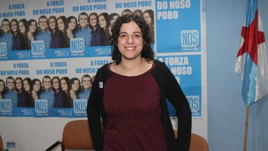 Noa Presas, candidata de Nós-Coalición Galega // I.Osorio