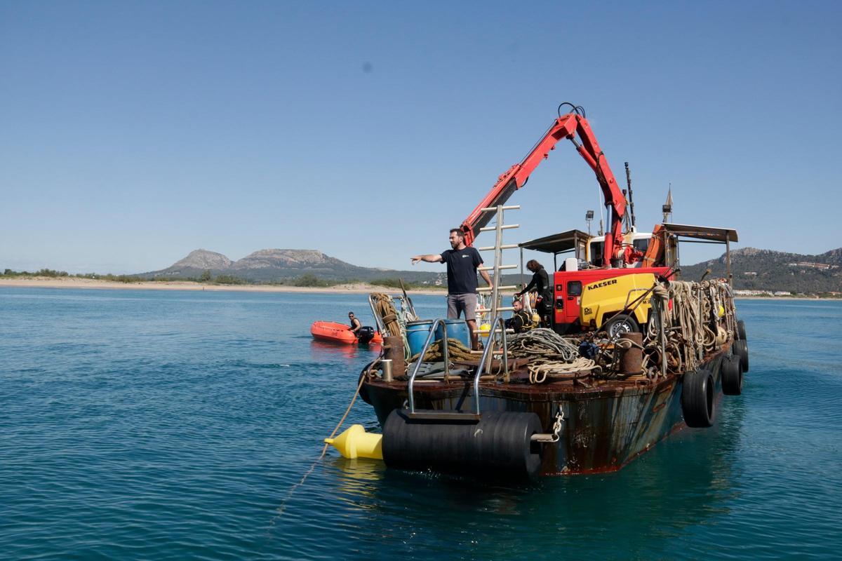 Aliança per treure residus del mar a l'Estartit i a la desembocadura del Ter
