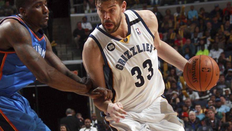 Gasol, Randolph y Conley impusieron su ley ante los Thunder