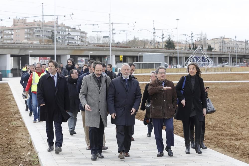 Inauguració de les obres del parc Central