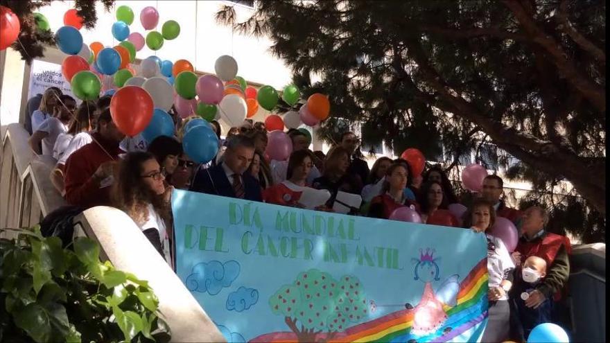 Celebración del día contra el cáncer infantil en Málaga