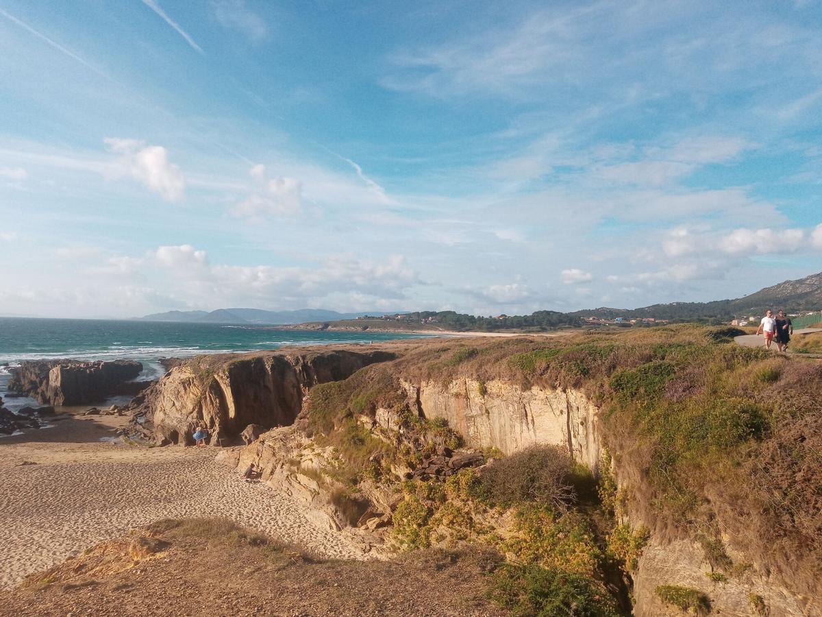 La playa de las Rías Baixas que ha sido escenario de varias producciones audiovisuales.