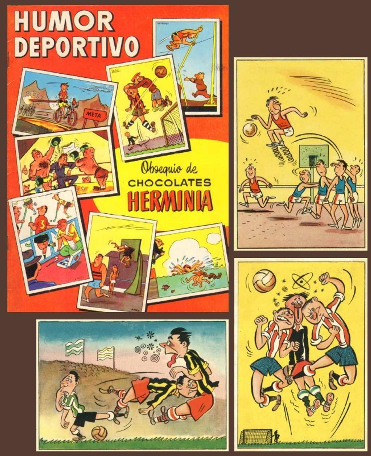 Uno de los primeros álbumes de cromos de La Herminia.