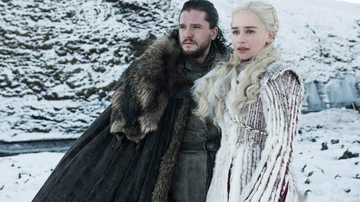 Jon Nieve y Daenerys, de 'Juego de tronos'