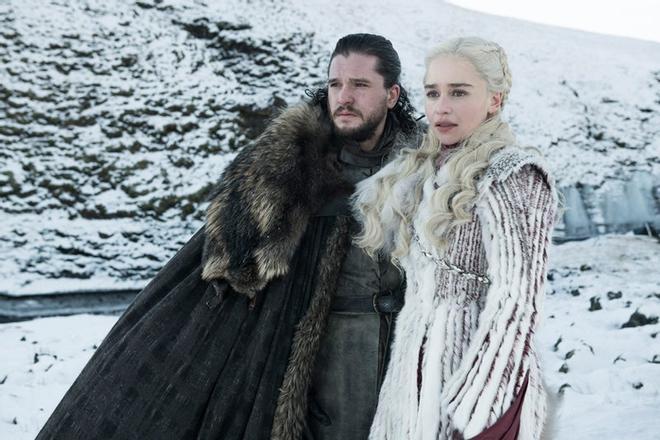 Jon Nieve y Daenerys, de 'Juego de tronos'
