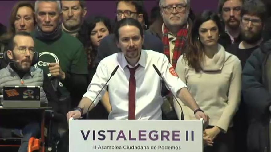Vídeo / Pablo Iglesias logra una clara victoria frente a Errejón