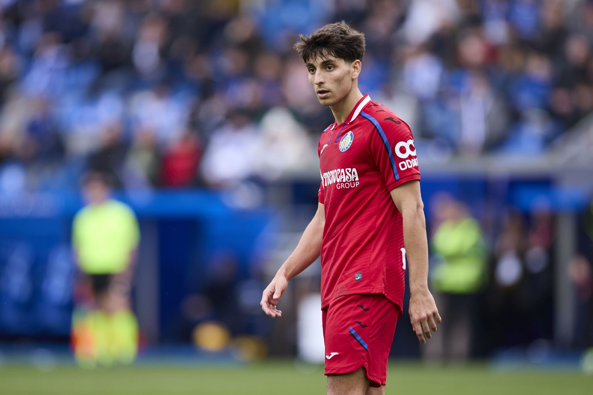Ramon Terrats of Getafe CF looks on during the LaLiga EA Sports match between Deportivo Alaves and Getafe CF at Mendizorrotza on February 9, 2025, in Vitoria, Spain. AFP7 09/02/2025 ONLY FOR USE IN SPAIN. Ricardo Larreina / AFP7 / Europa Press;2025;SPAIN;SPORT;ZSPORT;SOCCER;ZSOCCER;Deportivo Alaves v Getafe CF - LaLiga EA Sports;