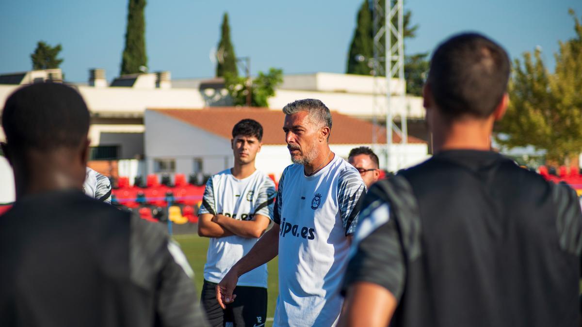 Marrero entrenando esta semana.