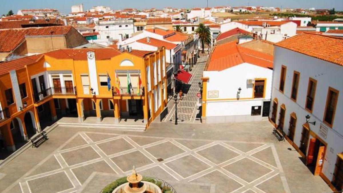 Ayuntamiento de Santa Marta de los Barros, en Badajoz.