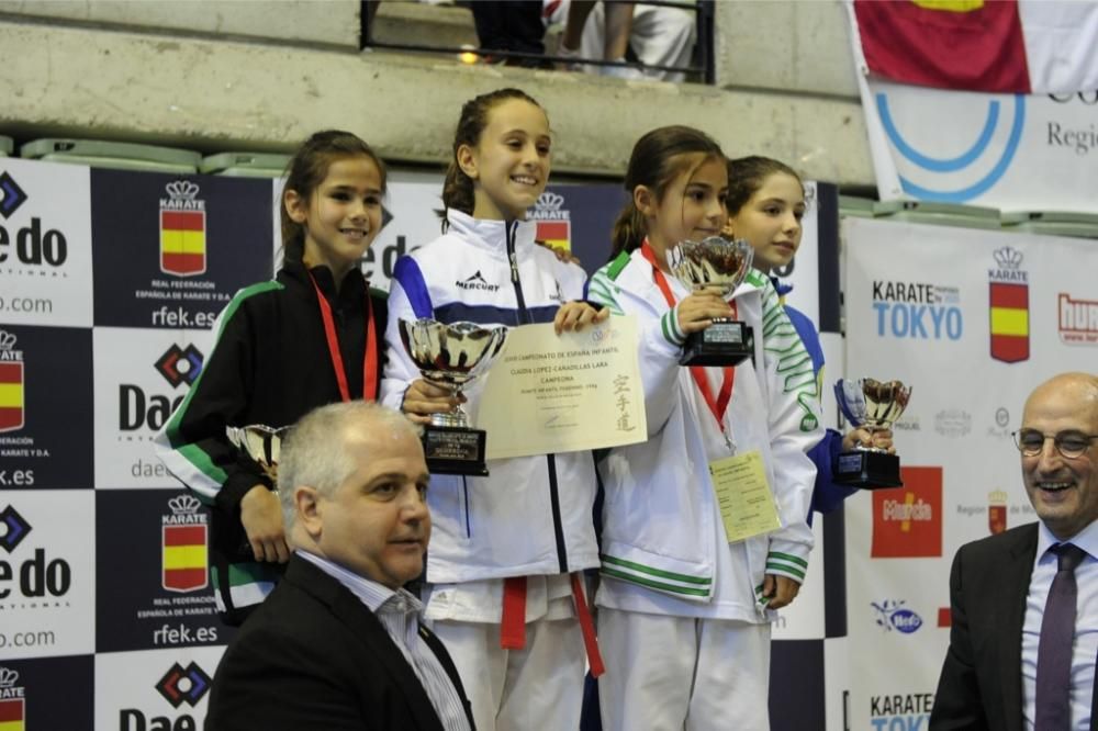 Podium del Campeonato de Kárate