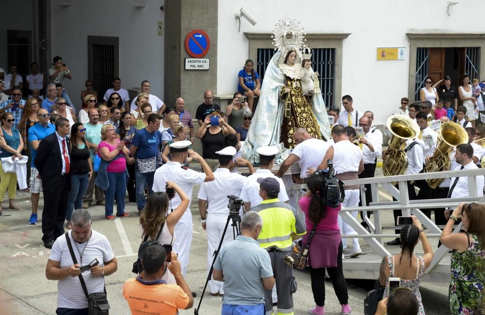 Procesión marítima de la Virgen del Carmen