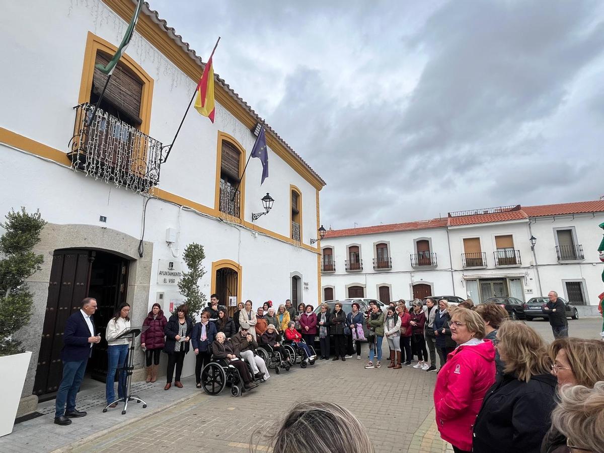 Concentración en El Viso.