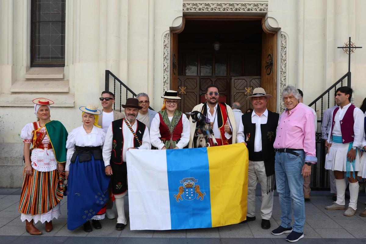 Romería canaria en Madrid