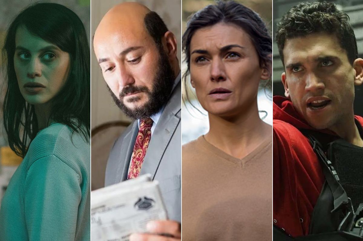 Milena Smit, Carlos Santos, Marta Nieto y Jaime Lorente, actrices y actores murcianos.