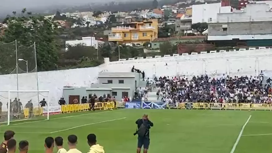 Incidentes en el derbi CD Tenerife - UD Las Palmas