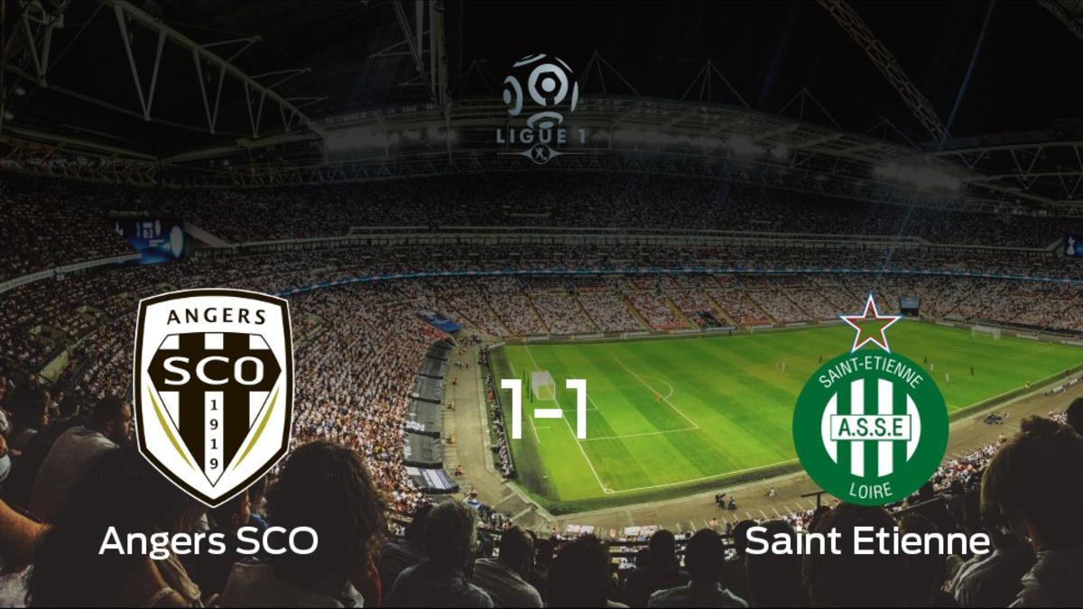 El Angers SCO y el Saint Etienne consiguen un punto tras empatar a 1 en su último partido