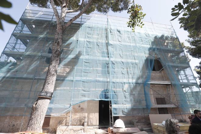FOTOGALERÍA | La reforma de Son Boter acabará antes de final de año y permitirá ver grafitos de Miró ya desaparecidos