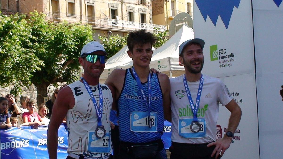 Marc Pinsach Rubirola de la Colla Excursionista Cassanenca va aconseguir la primera posició en la marató