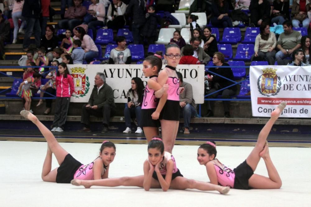 Cartagena celebra la primera jornada de la competición escolar de gimnasia rítmica con más de 1.000 participantes