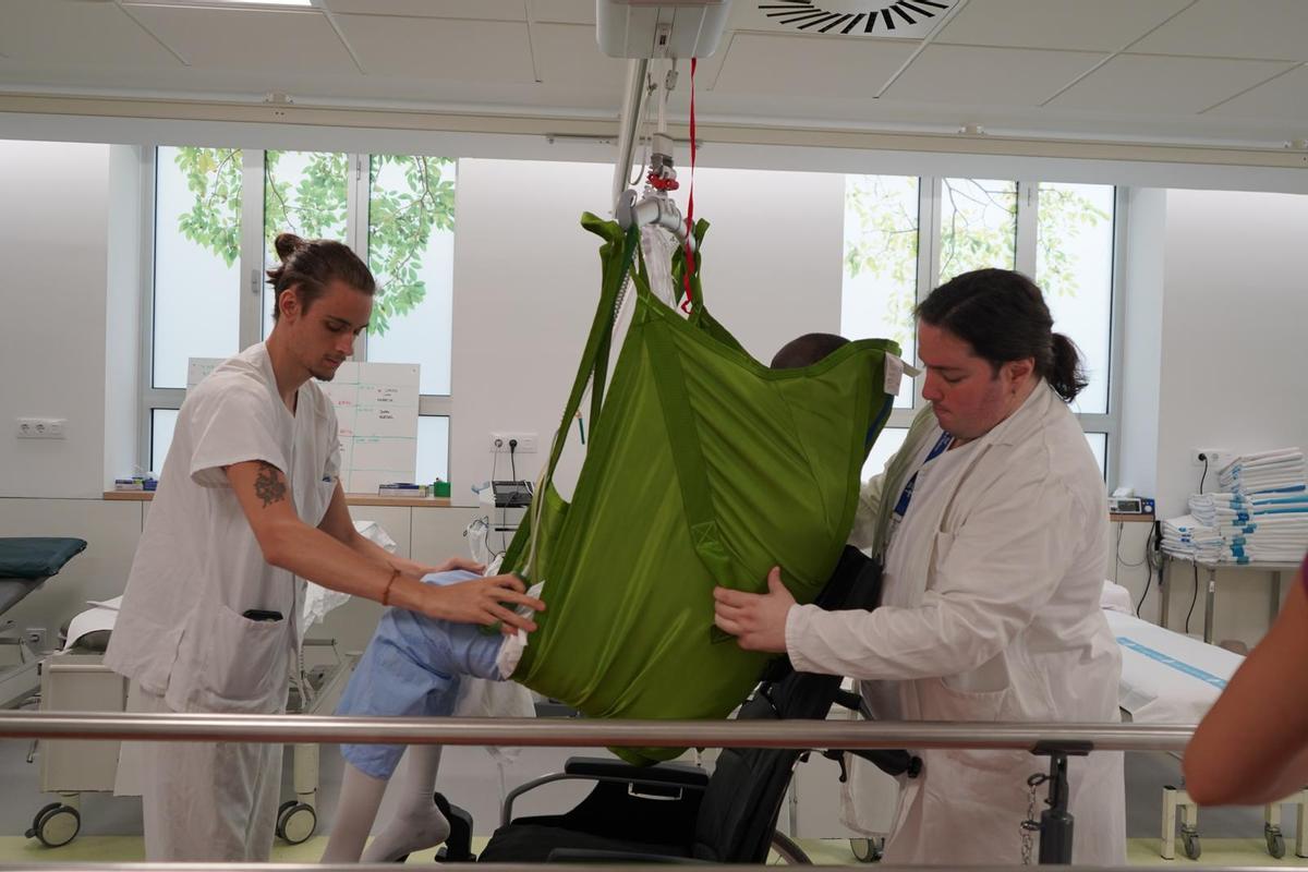 Nueva Área Terapéutica de la Unidad de Lesionados Medulares del Hospital Vall dHebron. Nueva Área Terapéutica de la Unidad de Lesionados Medulares del Hospital Vall dHebron.