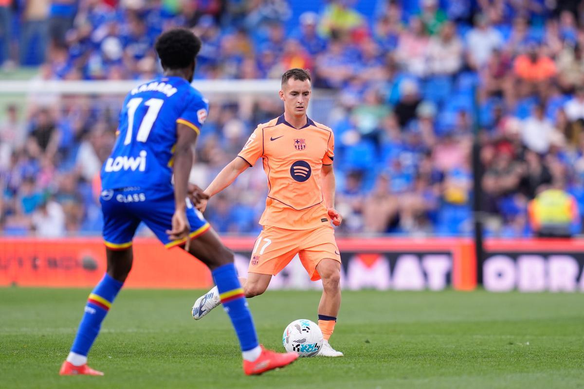 Marc Casadó, contra el Getafe