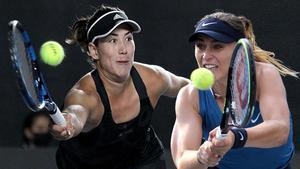 Garbiñe Muguruza y Paula Badosa