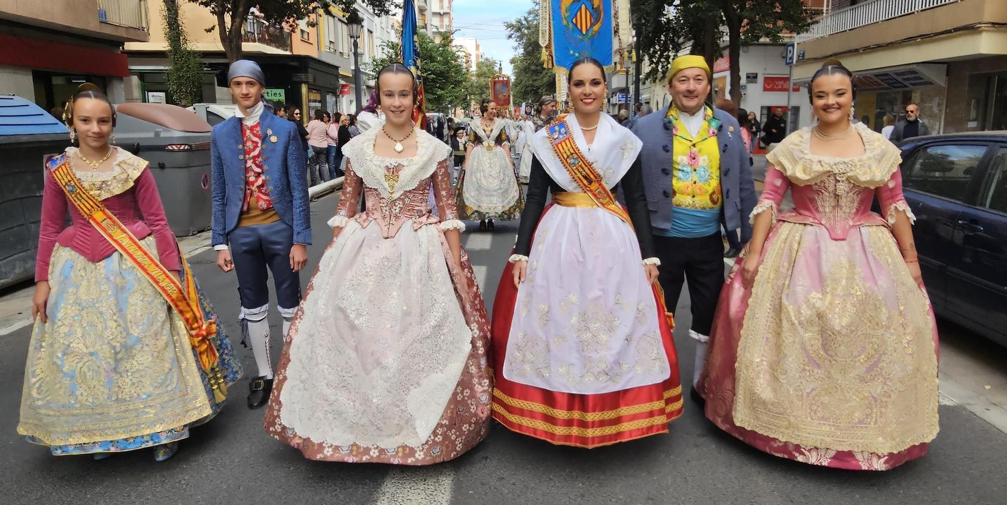 Las comisiones el Marítim, protagonistas en el Homenaje a la Senyera