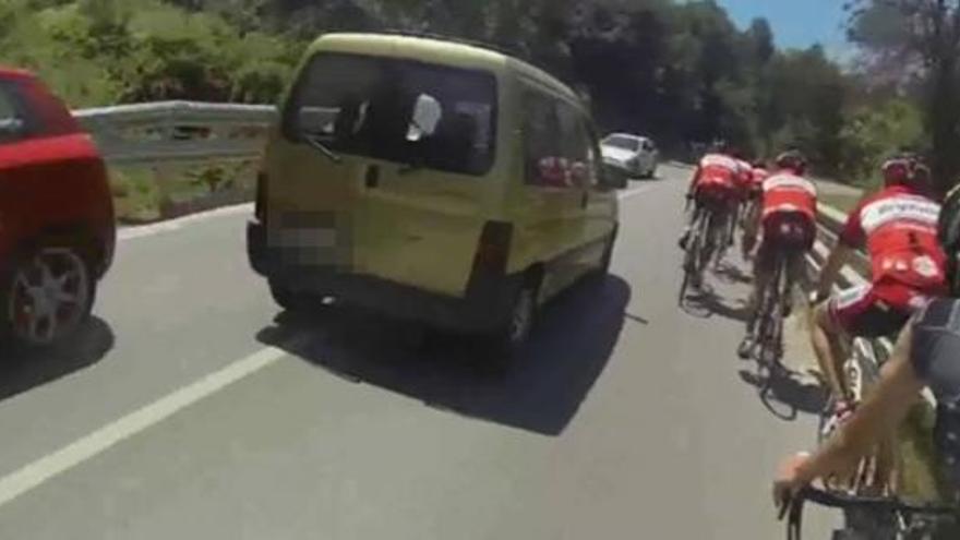 L&#039;enregistrament de la càmera que un dels ciclistes duia al casc ha permès identificar la conductora | ACN