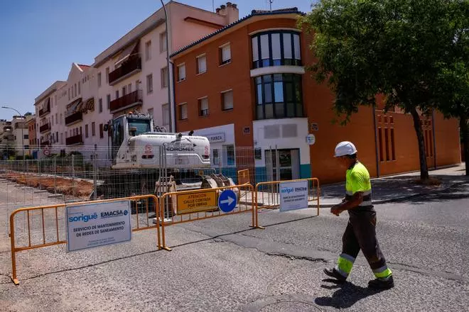 Calles y avenidas en obras en Córdoba durante el verano