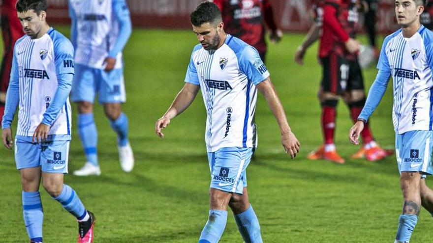 El gol de Vivian que le dio el triunfo al Mirandés frente al Málaga llegó en jugada de estrategia | LALIGA